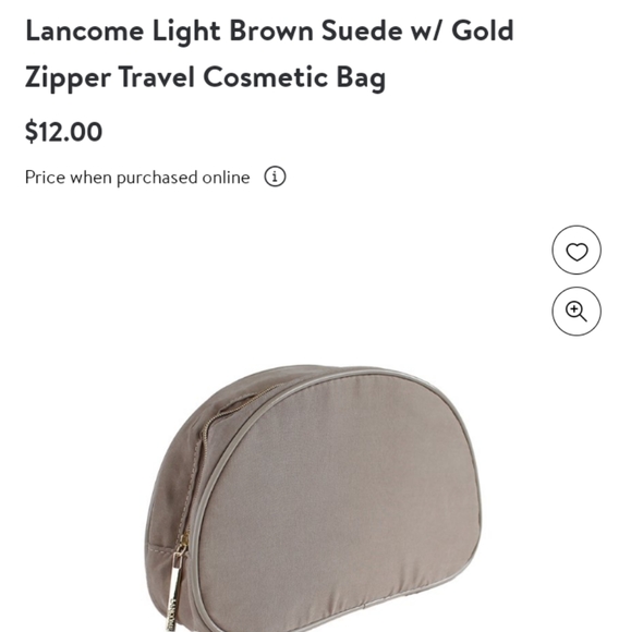 Lancome tote and (cosmetic travel bag extra) - Picture 6 of 7